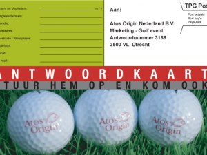 Marketing = Uitnodiging Golfdag - achterkant