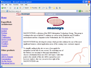 Mansys = Homepage (No Java)