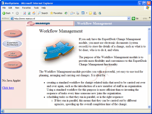 Mansys = ExpertDesk > Workflow Management