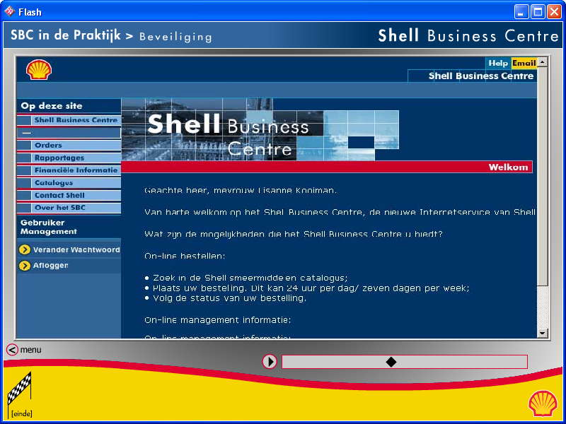 <span>Shell = SBC in de praktijk > Beveiliging</span></p>
